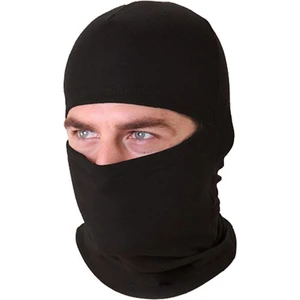 Belifanti Collection Termal Rüzgar Geçirmez Siyah Unisex Kar Maskesi Renk Siyah