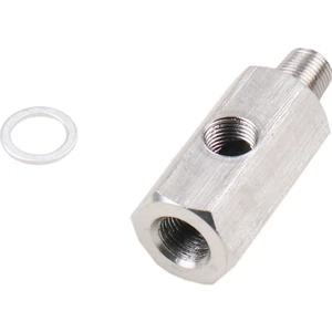 Paslanmaz Çelik Turboşarj Konnektörü 1/8 Inç Bspt Yağ Basıncı Sensörü Tee Npt Adaptörü Turbo Besleme Besleme Hattı Ölçer (Yurt Dışından)