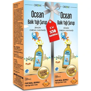 Ocean Portakal Aromalı Balık Yağı Şurubu 150 ml – 2.’si %50 İndirimli