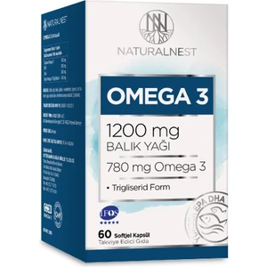 Omega 3 Balık Yağı 1200 mg 60 Kapsül
