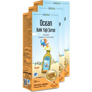 Ocean Plus Şurup Portakal (3 Adet)