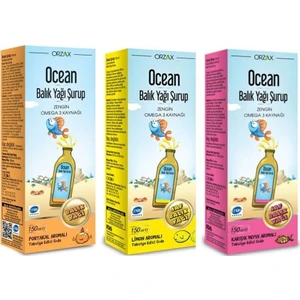 Ocean Portakallı Balık Yağı+Ocean Limon+Ocean Karışık Meyve Şurup