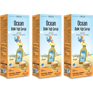 Ocean Balık Yağı Şurup 150 ml 3 Adet