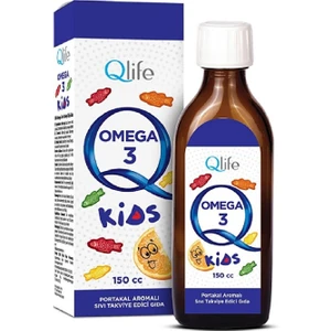 Omega 3 Kids Balık Yağı Portakal Aromalı Şurup 150 cc