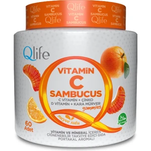 Vitamin C Sambucus Gummies 60 Çiğnenebilir Tablet