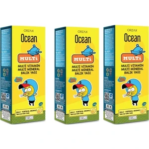 Ocean Multi Şurup Ballı Portakallı Kral Şakir 3 Kutu
