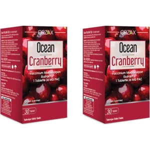 Ocean Cranberry 30 Tablet X2 Adet
