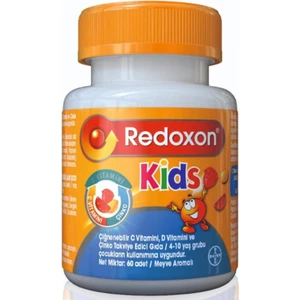 Kids C Vitamini D Vitamini ve Çinko İçeren Çiğnenebilir Tablet 60 Adet