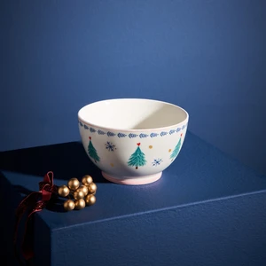 Infancy Pine  New Year Yılbaşı New Bone Kase 14 cm