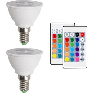 E14 LED Lamba Akıllı Ampul Renkli Spot Neon Burcu Rgb Denetleyici Işık Aydınlatma Kısılabilir Gece Lambası-B (Yurt Dışından)