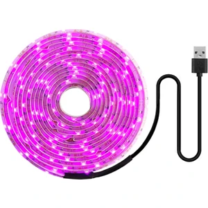 LED Büyümek Işık Tam Spektrum 5 V USB Büyümek Işık Şeridi 2835 LED Phyto Lambalar Bitkiler Için Sera Topraksız Büyüyen 100 cm (Yurt Dışından)