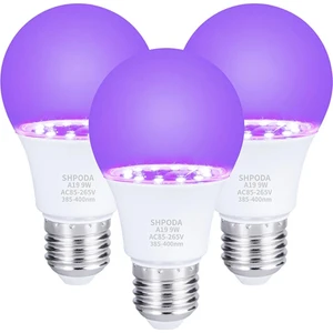 3 Adet 10W Ultraviyole Uv Ampul Floresan Algılama Uv Lamba Mavi Lamba E26 110V 220V Dj Parti Dekorasyon Için (Yurt Dışından)