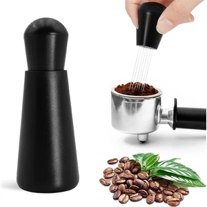Espresso Dağıtım Araçları, 12 Iğneler 0.4mm Espresso Kahve Karıştırıcı Karıştırma Sabotaj Dağıtıcı Aracı Standı B ile (Yurt Dışından)