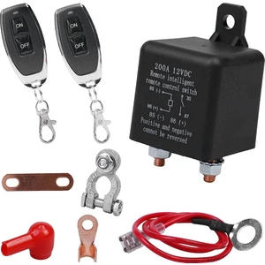 Uzaktan Akü Bağlantısını Kesme Anahtarı, Kablosuz Uzaktan Kumanda Akü Bağlantısını Kesme Anahtarı, 12V 200A Çift Uzaktan Kumanda Anahtarı (Yurt Dışından)