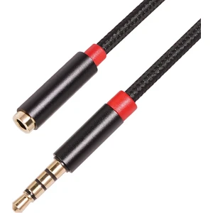 3.5mm Jack Aux Ses Erkek Kadın Uzatma Kablosu Pc Kulaklık Için Mikrofon Stereo 3.5 Ses Adaptörü (1m) (Yurt Dışından)