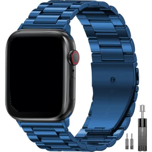Apple Watch Uyumlu 42MM 44MM 45MM 49MM 1/2/3/4/5/6/se/7/8/9/ultra 2 Metal Kordon Premium