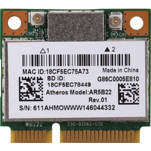 AR5B22 2.4/5 Ghz Çift Bant Wifi Kartı 802.11AC Bluetooth 4.0 Kablosuz Wlan Kartı Y400 Y500 Y410P S215 U330 U430 (Yurt Dışından)