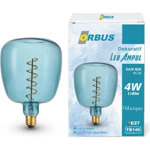 Dekoratif LED Ampul Blue 4W 110LM TB140