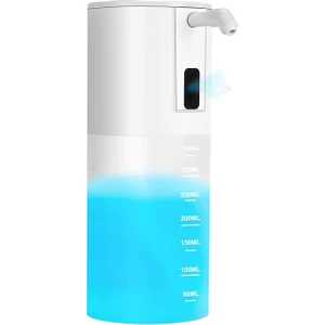 Sabunluk, Kızılötesi Sensörlü Temassız Köpük Sabunluk, Banyo Beyaz Için Su Geçirmez Köpük Sabunluk (Yurt Dışından)