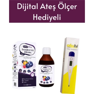 Sambucus Nigra Kids Şurup 150 ml (Kara Mürver Ekstresi, Vitamin C ve Çinko)