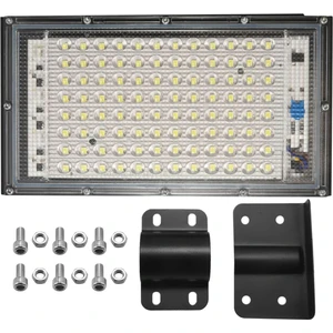 100W LED Sokak Lambası Ac 220V-240V Dış Mekan Projektör Spot IP65 Su Geçirmez Duvar Lambası Bahçe Yol Sokak Soğuk Beyaz (Yurt Dışından)