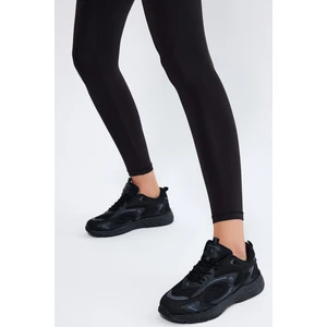 Tonny Black Unisex Siyah Füme Faylon Taban Rahat Kalıp Unisex Ayakkabı