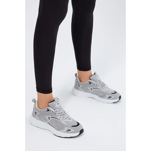 Tonny Black Unisex Gri Siyah Faylon Taban Rahat Kalıp Unisex Ayakkabı