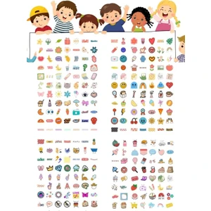 Etiketçi Paşa 320 Adet Kız Çocukları Için Eğlenceli Sticker