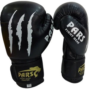Panter Boks Kick Boks Muay Thai Eldiveni Siyah