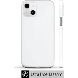 Apple iPhone 15 Ultra Ince Telefon Kılıfı Beyaz