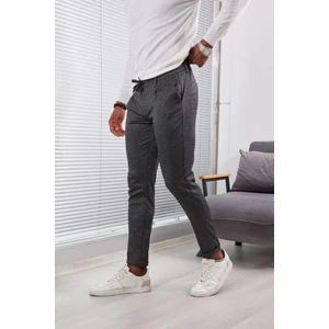 Jack Caprio Kışlık Erkek Slım Fıt Yüksek Kaliteli Jogger Pantolon Likralı Pileli Duble Paça Örme Kumaş