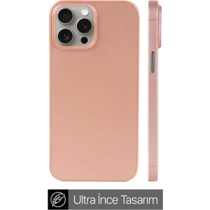 Apple iPhone 15 Pro Ultra Ince Telefon Kılıfı Flamingo