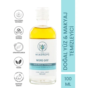 The Miadrops Wipe Off Yüz & Makyaj Temizleyici – 100ml - Çift Fazlı Doğal Temizleyici
