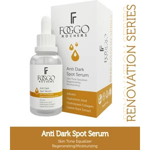 Foggo Rochers Antidark Leke Karşıtı Arbutin Cilt Bakım Serumu, Prinç Özü, Meyan Kökü, Hyaluronic ASİT, 30 ml