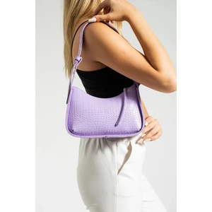 Nbi Bags Kadın Kroko Desenli Baget El Çantası