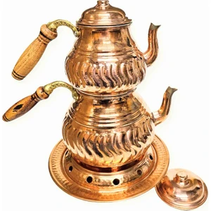 Bakır Ocaklı Çaydanlık