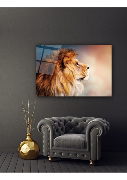 Aslan Cam Tablo