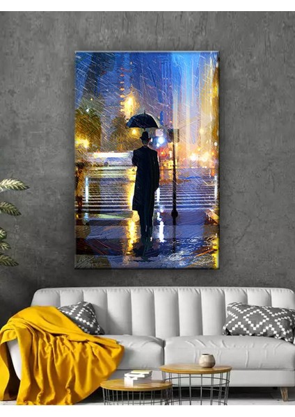 Şemsiyeli Adam (Sanat Sevenlere) 100 x 70