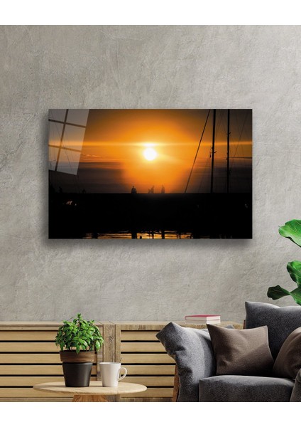 Gün Batımı Cam Tablo Sunset Table fiyatları
