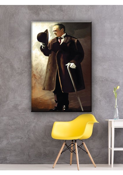 LED Işıklı Atatürk (Ev,ofis Tabloları) 70 x 50