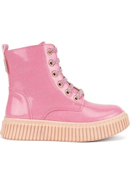 Pembe Kız Çocuk Bot Shiny Bear Boots HRBFTW660 Pink