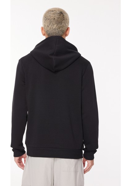 Kapüşon Yaka Siyah Erkek Sweatshirt 12261184_JCOAND Sweat Hood Exc