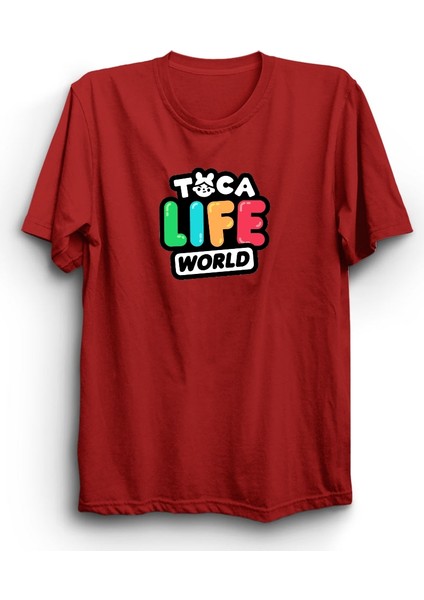 Toca Boca, Toca Life World Logo, Game, Oyun Tişört