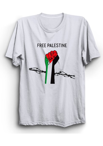 Free Palestine, Özgür Filistin, Fist Tişört