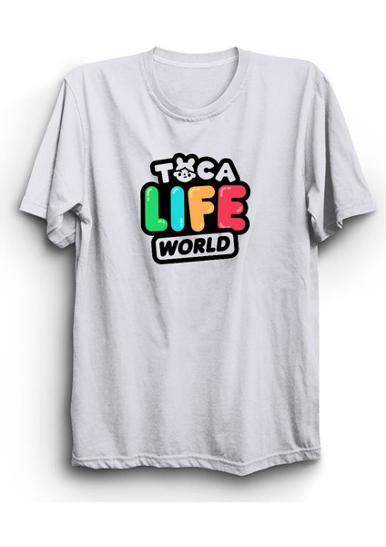 Toca Boca, Toca Life World Logo, Game, Oyun Tişört