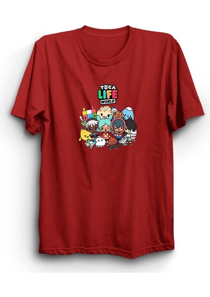 Toca Boca, Toca Life World Characters, Karakterler, Game, Oyun Tişört
