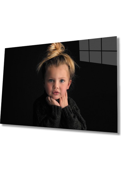 Kız Çocuk Cam Tablo Girl Table