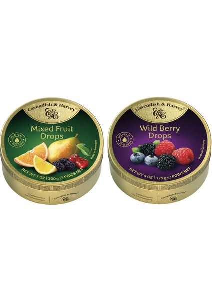 2’li Böğürtlen ve Karışık Meyveli Şekerler 175200 Gr