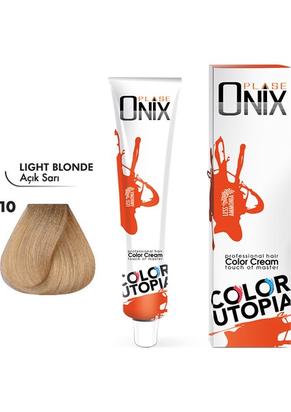 Onıx Saç Boyası 10- Açık Sarı 60 ml