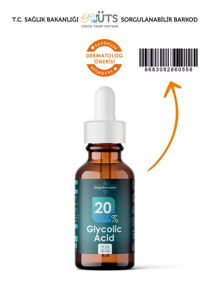 Yaşlanma Önleyici Anti Aging Glikolik Asit 20 | Glikolik Asit Peelingi 30 Ml fiyatları